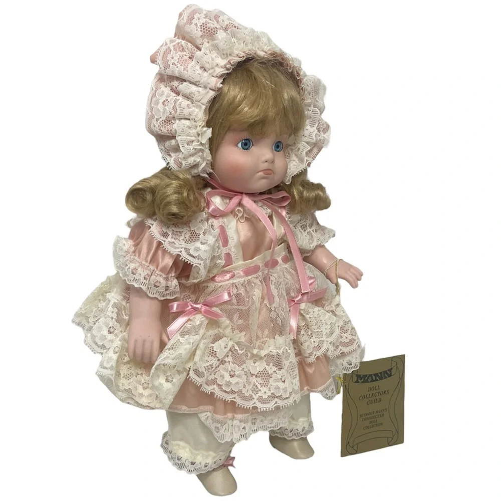 Vintage Doll Porcelain Seymour Mann Connoisseur Pouty Patty Collectibles Toys